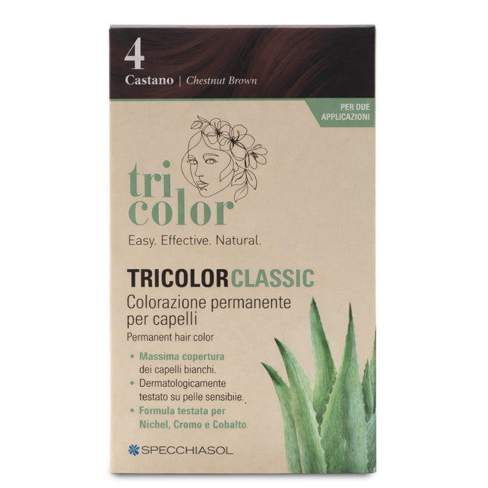 Tricolor Classic 4 Castaño