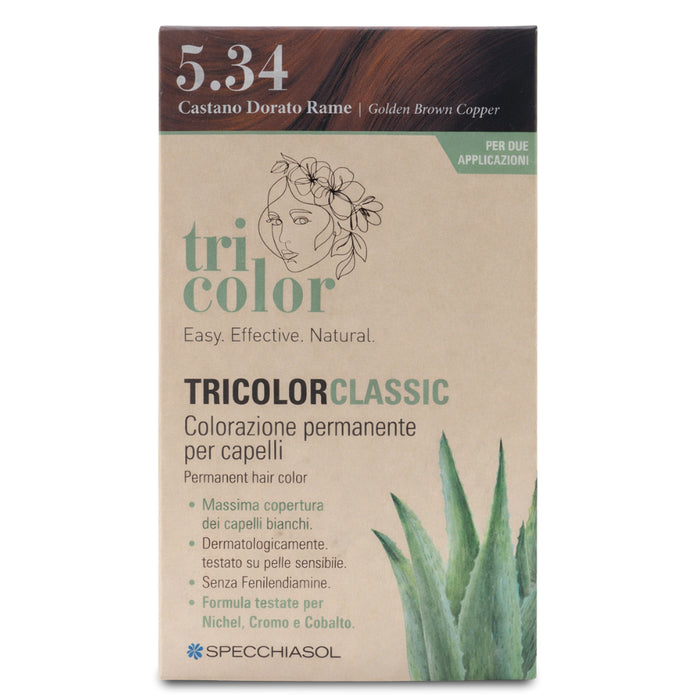 Tricolor Classic 5.34 Castaño Dorado Cobre