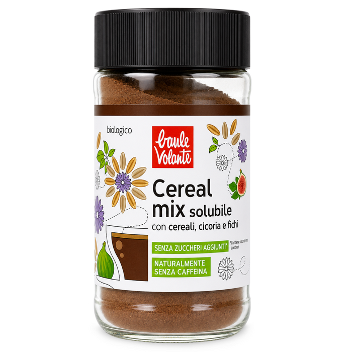Mezcla soluble de cereales - con cereales, achicoria e higos