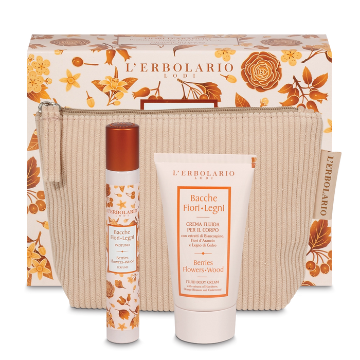 Orange Blossom Berries Flowers Woods Beauty Pouch