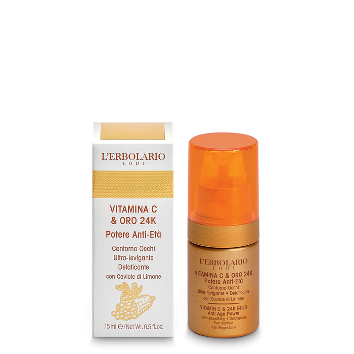 Augenpflege mit Vitamin C & Gold 24K