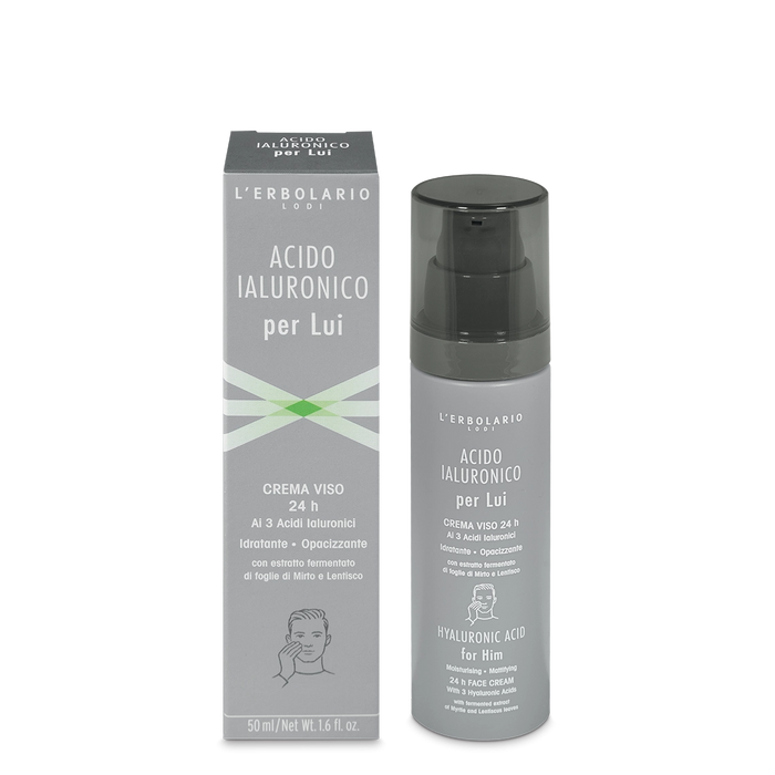 Crème Visage Acido Ialuronico pour Lui