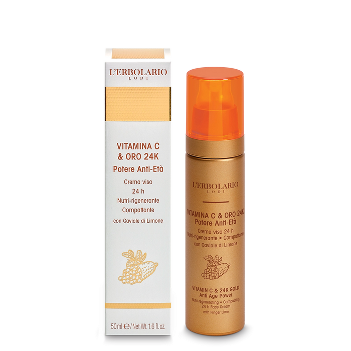 Crème Visage Vitamine C & Or 24K