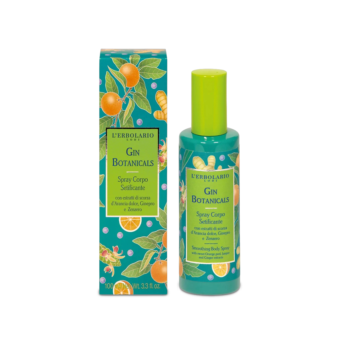 Zijdezachte Lichaamsspray Gin Botanicals