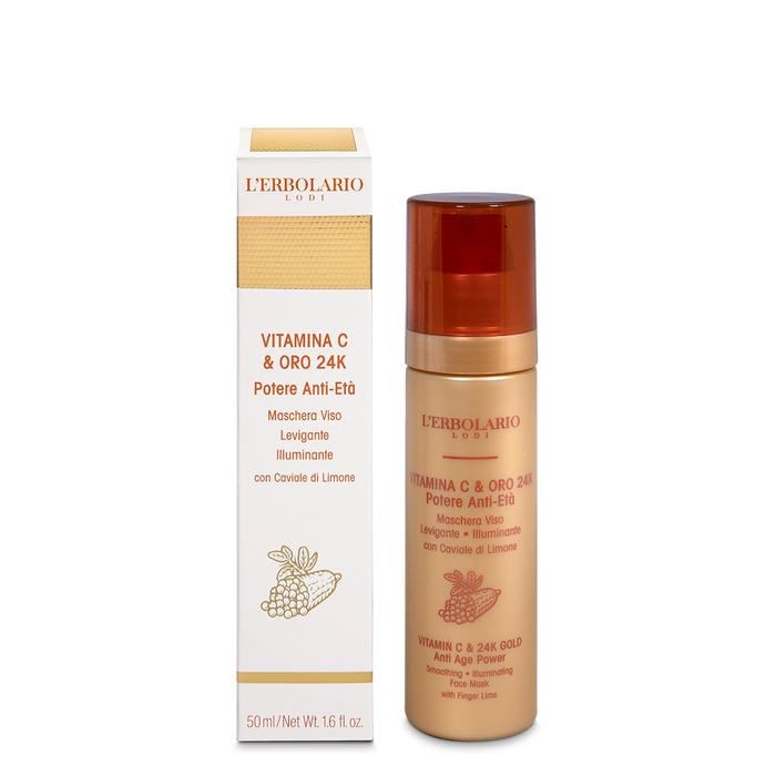 Masque Visage Vitamine C & Or 24K