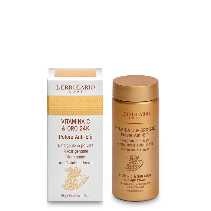 Nettoyant visage en poudre Vitamina C & Oro 24K