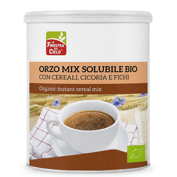 Cebada Mix Soluble Ecológico - con Cereales, Achicoria e Higos
