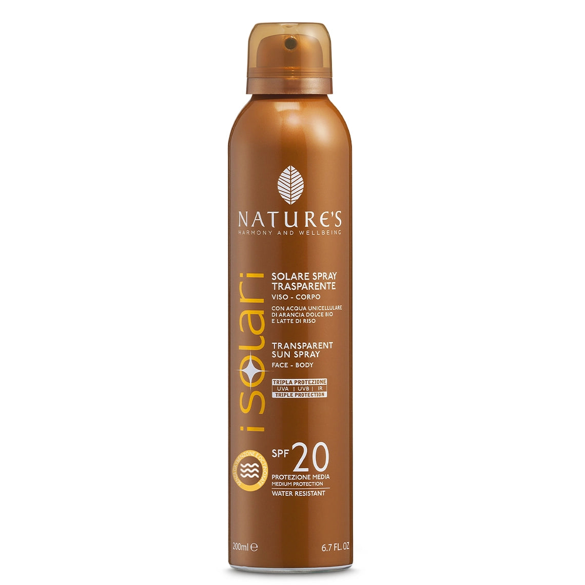 Spray Solar Transparente SPF 20