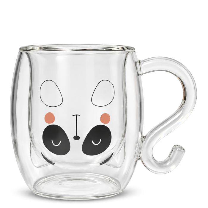 Herbal Mug Panda – Dubbelwandige glazen mok
