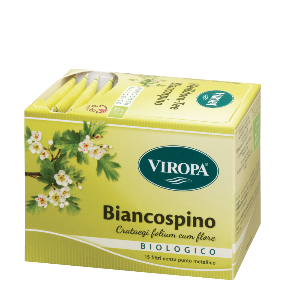 Biologische meidoorn – Bloemen en bladeren