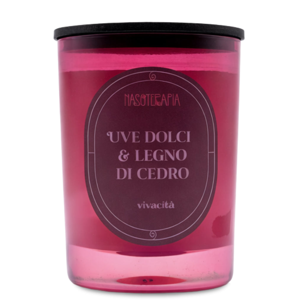 Vela perfumada – Uvas doces &amp; Cedro