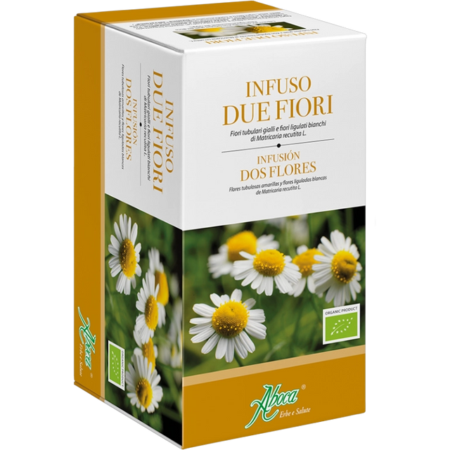 Kamille Twee Bloemen Bio Kruidenthee – ontspannend en rustgevend