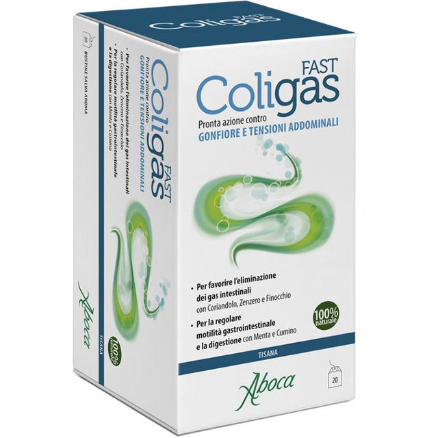 Coligas Fast Kruidenthee – tegen een opgeblazen gevoel