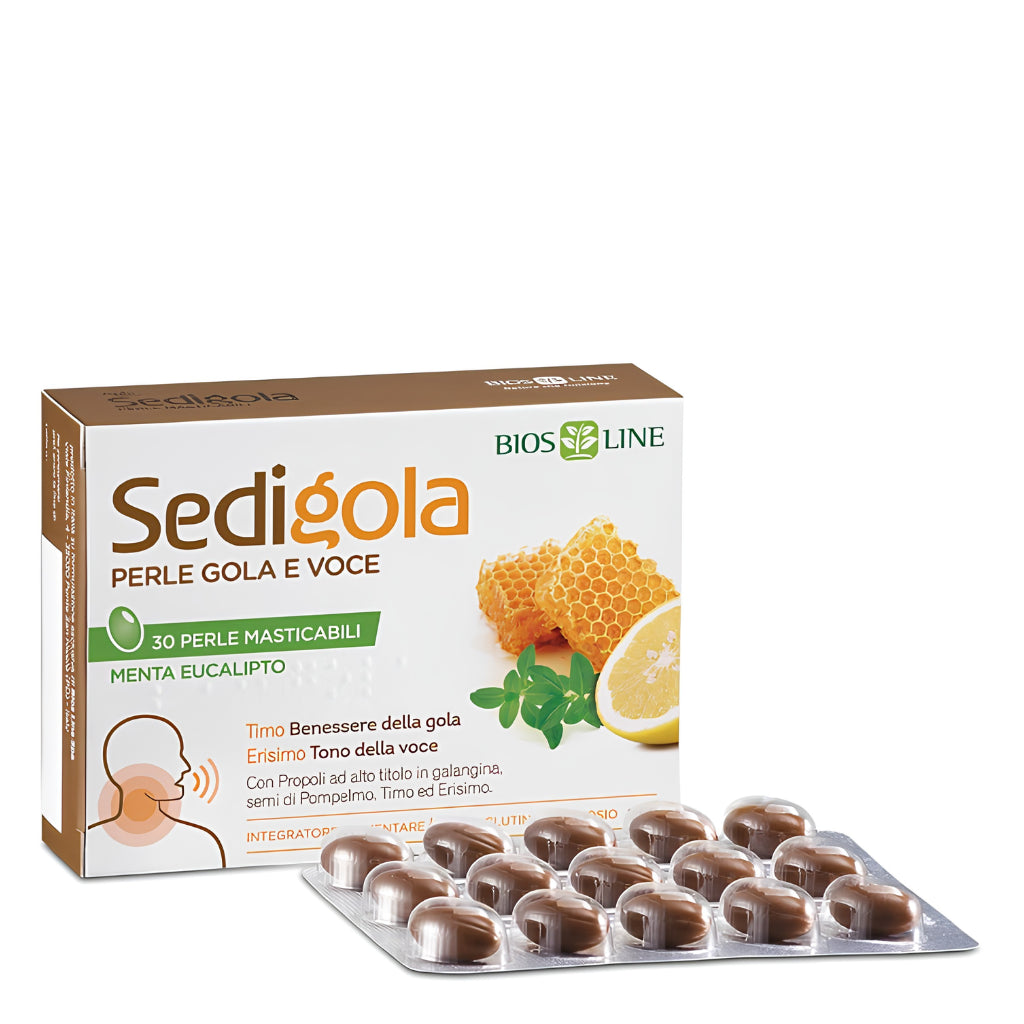 Sedigola Perle Gola e Voce - Menta Eucalipto