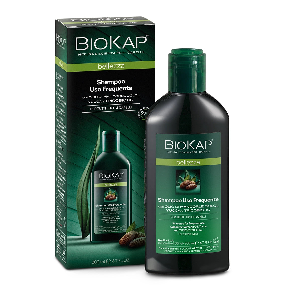 BioKap Bellezza Shampoo Voor Frequent Gebruik