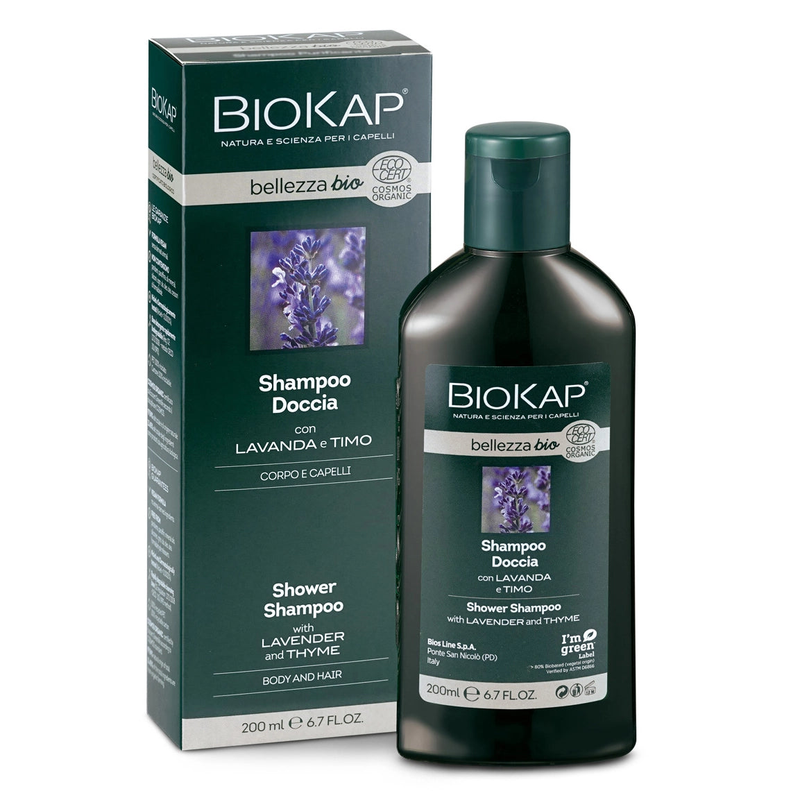 Biokap Bellezza Bio Champú de Ducha