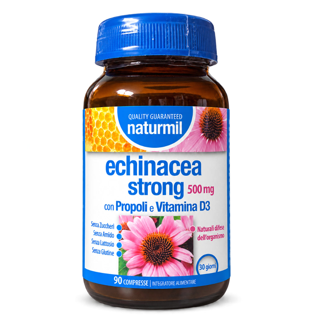 Naturmil Echinacea Strong 500 mg - con Propoli e Vitamina D