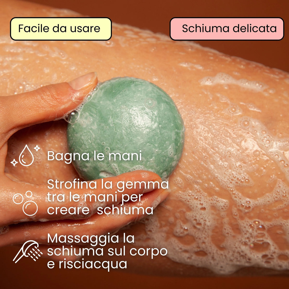 Docciaschiuma Rinfrescante - Quercia, Malva e Mirtillo