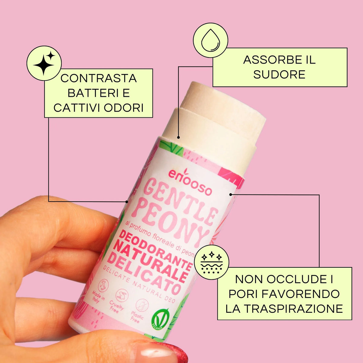 Deodorante Solido Delicato - Gentle Peony