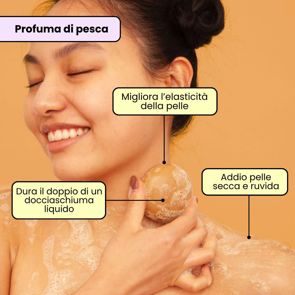 Docciaschiuma Vellutante - Pesca e Mango