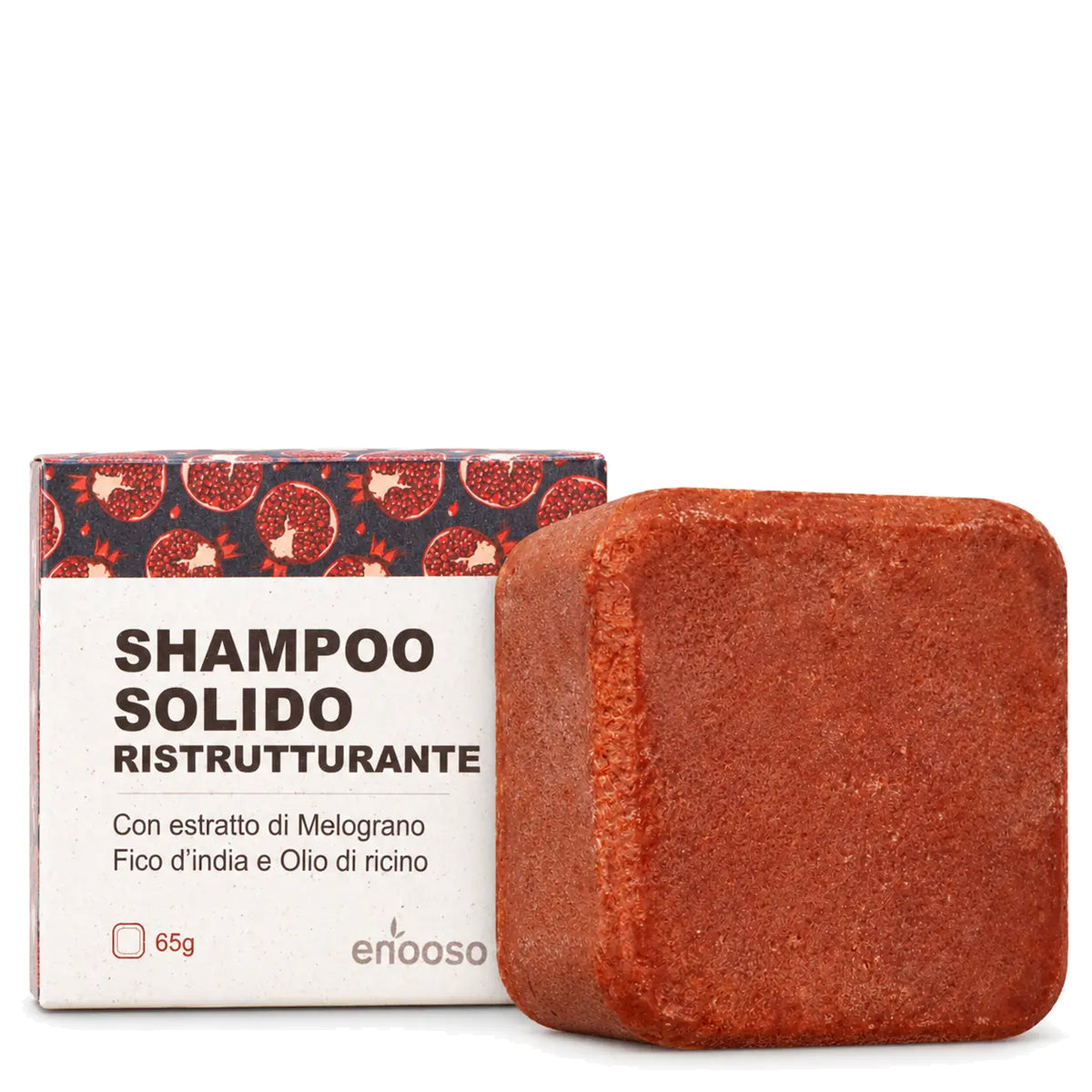 Shampoo Solido Ristrutturante per capelli Rovinati