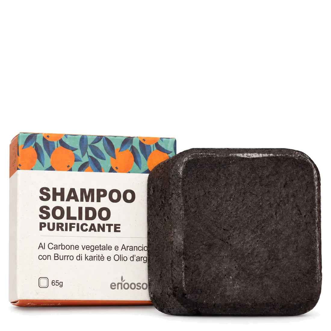 Shampoo Solido Purificante per capelli Grassi