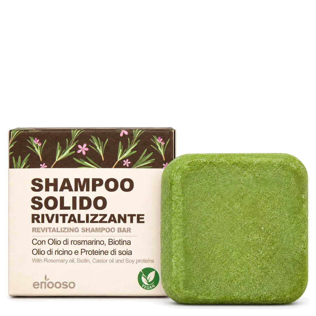 Shampoo Solido Rivitalizzante Biotina e Rosmarino