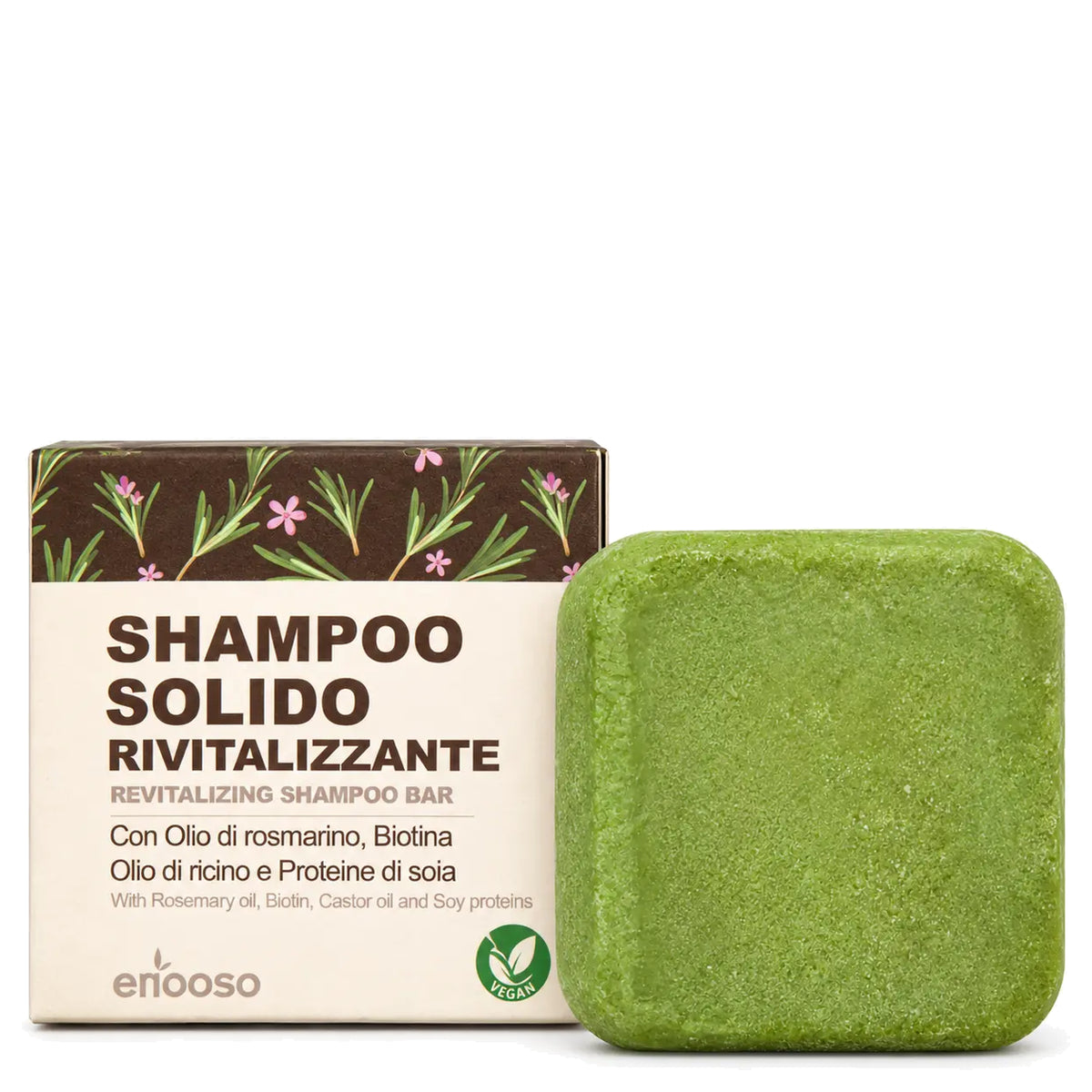 Shampoo Solido Rivitalizzante Biotina e Rosmarino