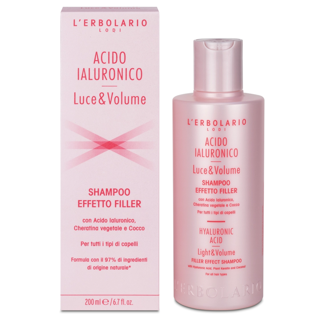 Shampoo Effetto Filler Acido Ialuronico Luce&amp;Volume