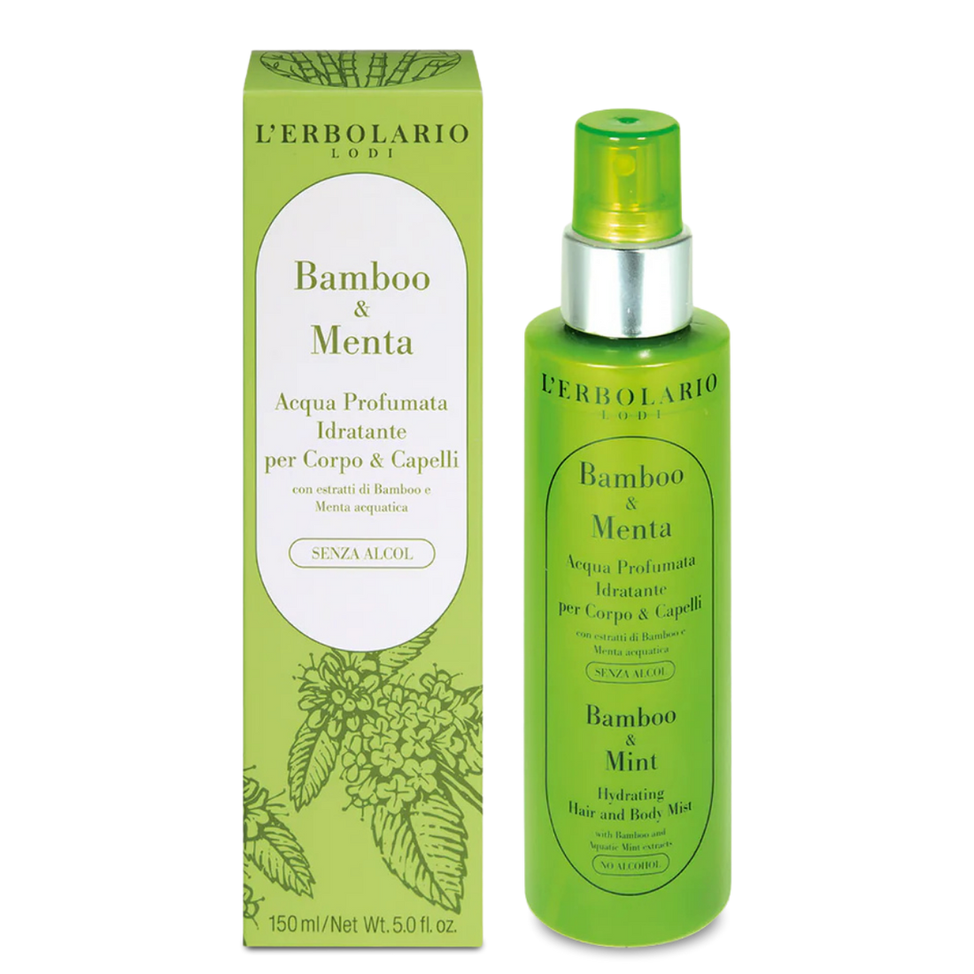 Acqua Profumata Idratante Bamboo &amp; Menta