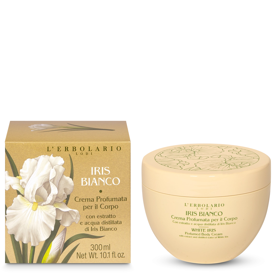 Crema Profumata per il Corpo Iris Bianco
