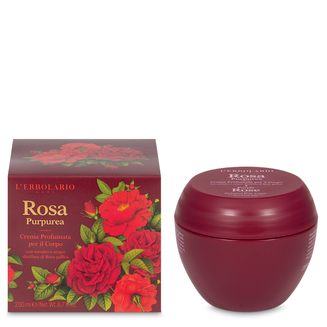Duftende Körpercreme Rosa Purpurea