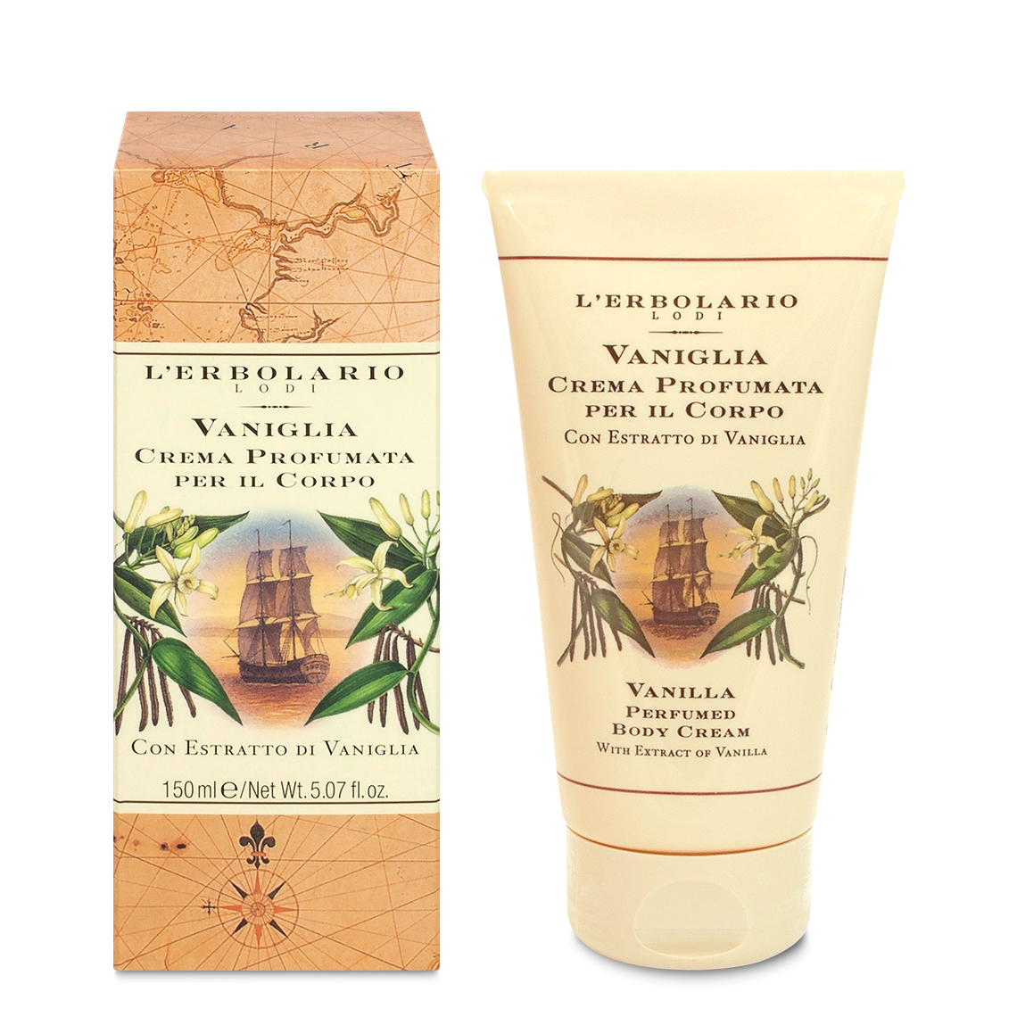 Crème Parfumée pour le Corps Vaniglia