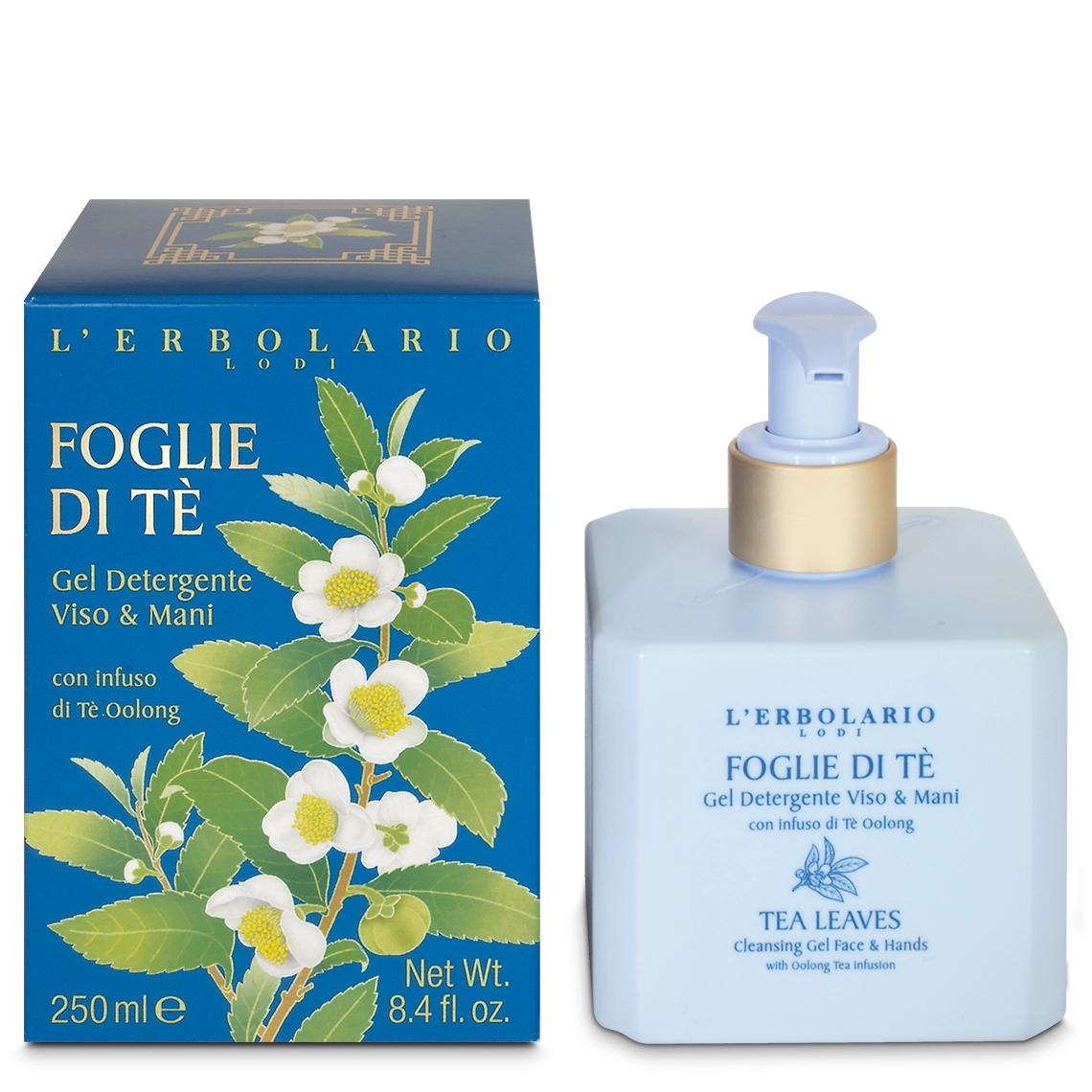 Gel Nettoyant Visage &amp; Mains Foglie di Tè