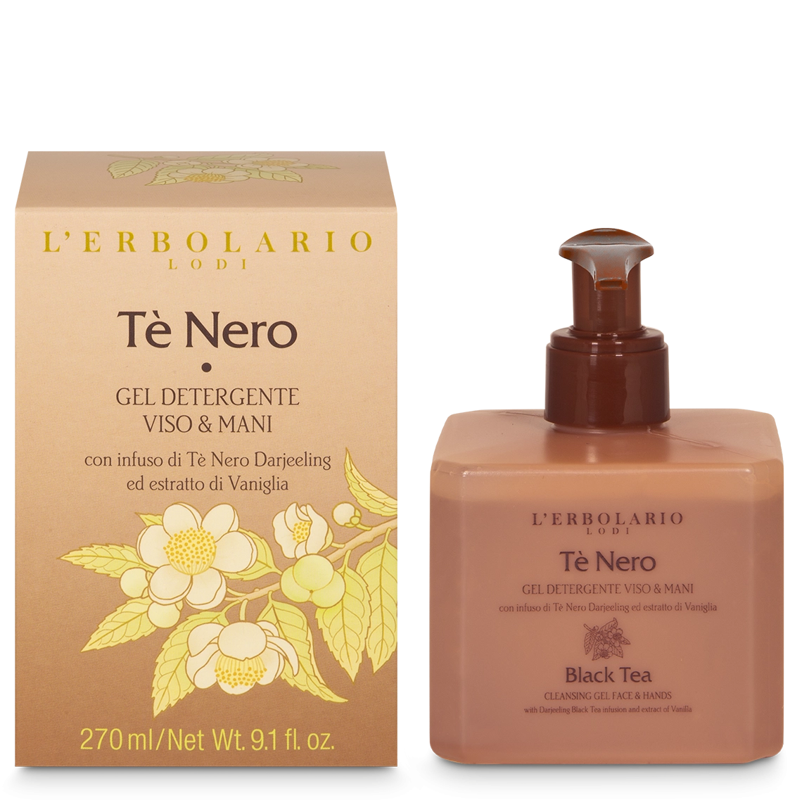 Gel de Limpeza Facial &amp; Mãos Tè Nero