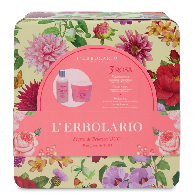 Segredos de Beleza Duo 3 Rosa - Gel de Banho e Creme Corporal
