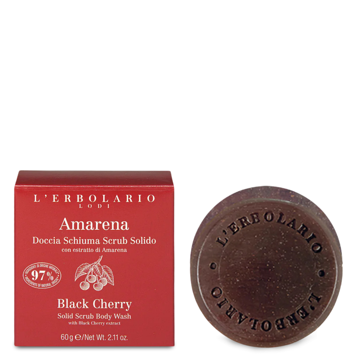 Amarena Solid Foaming Shower Scrub
