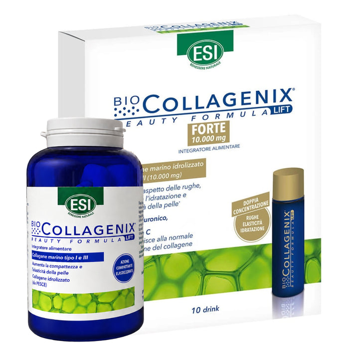Biocollagenix Kit de Colagénio – 120 comprimidos + Forte 10 bebidas