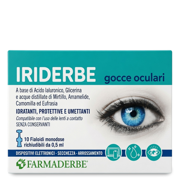 Iriderbe Augentropfen - schützende und feuchtigkeitsspendende Wirkung