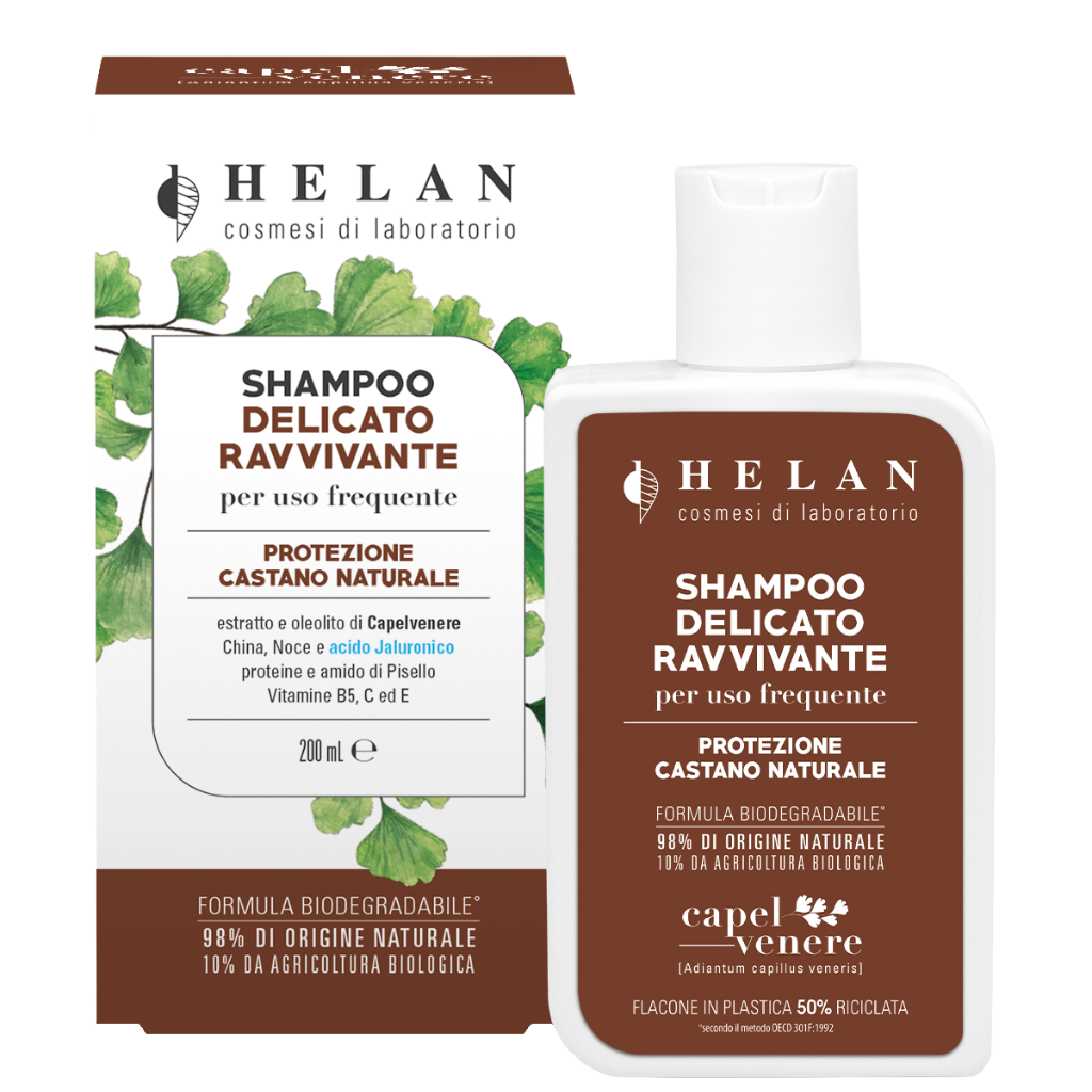 Capelvenere Shampoo Delicato Ravvivante – Castano Naturale