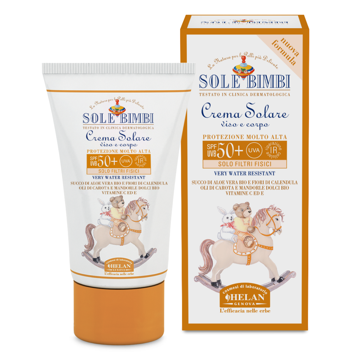 Sole Bimbi Crema Solare SPF 50+ - per Viso e Corpo