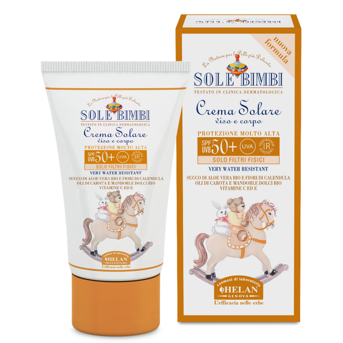 Sole Bimbi Crema Solare SPF 50+ - per Viso e Corpo