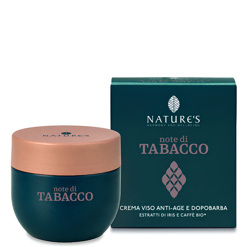 Note di Tabacco – Crema Viso Anti-age e Dopobarba