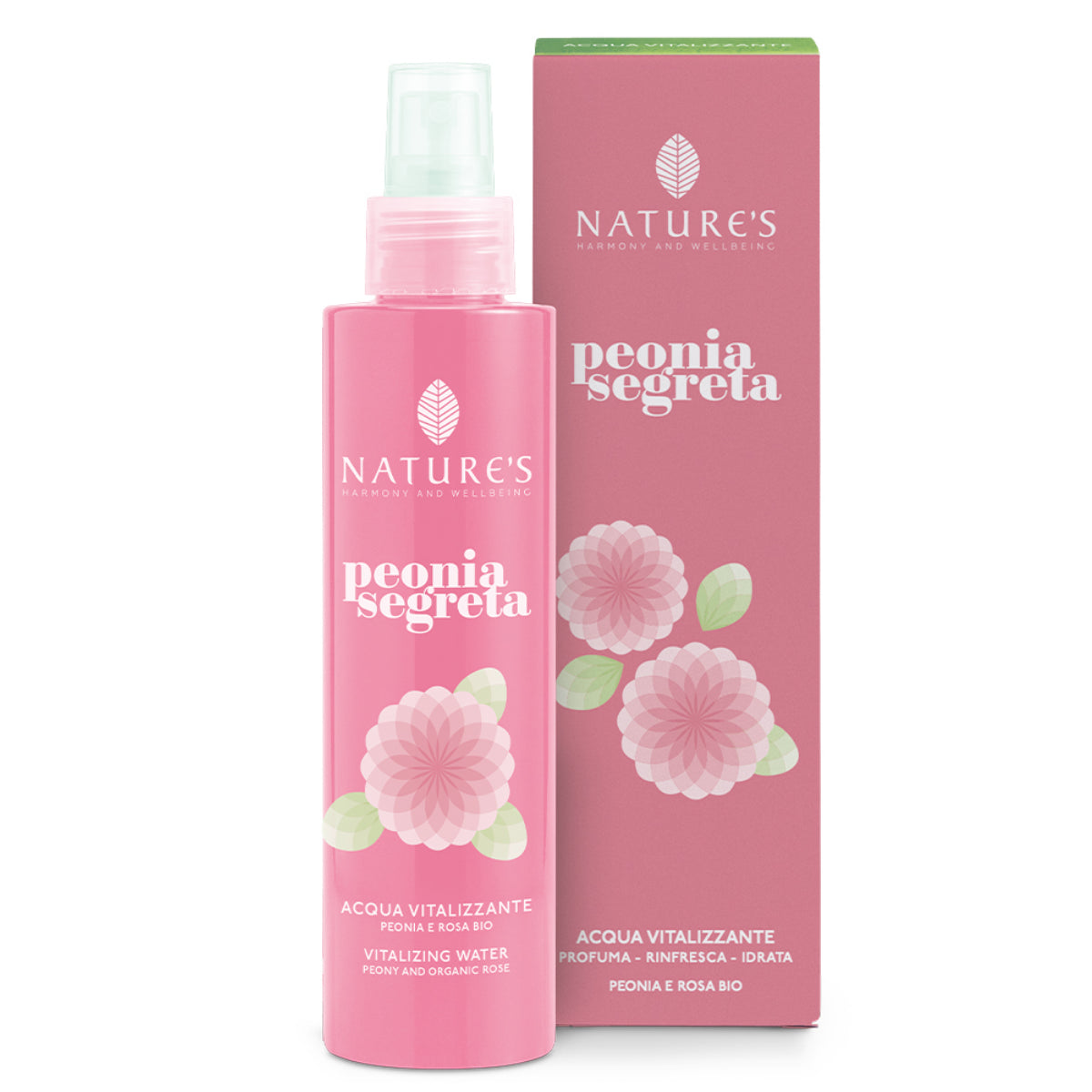 Eau Vitalisante Peonia - rafraîchit et hydrate
