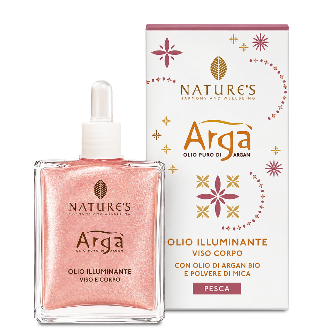 Arga Olio illuminante Viso e Corpo - Pesca