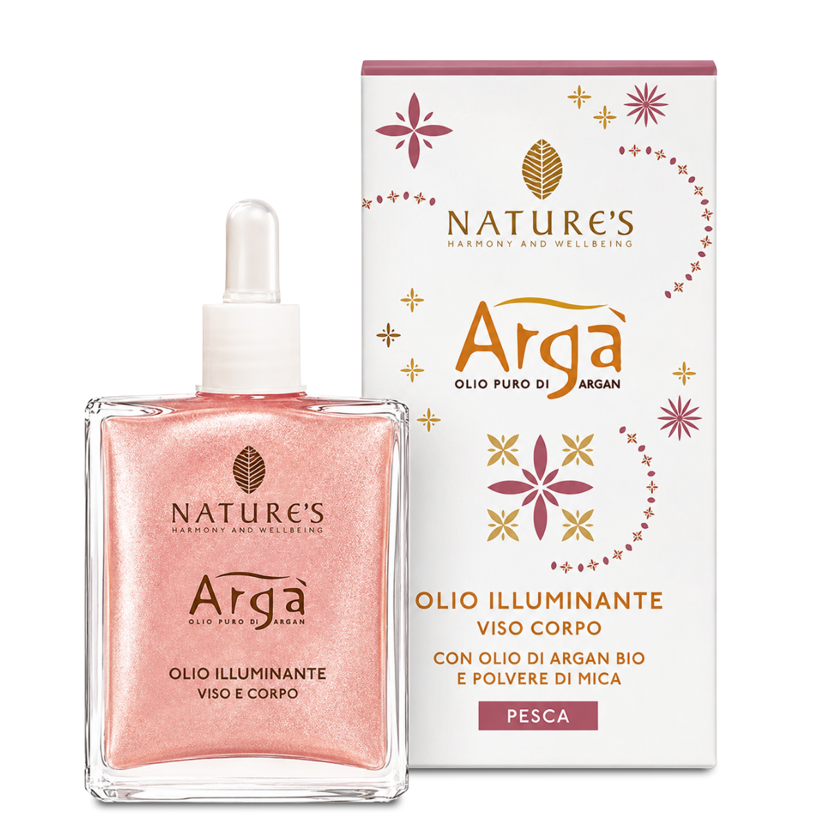 Arga Olio illuminante Viso e Corpo - Pesca