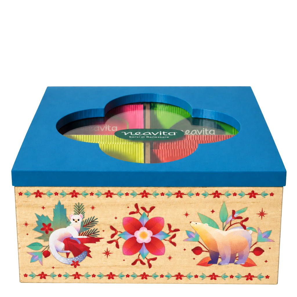 Collection de Tisanes et Thés Bio – Coffret en Bois