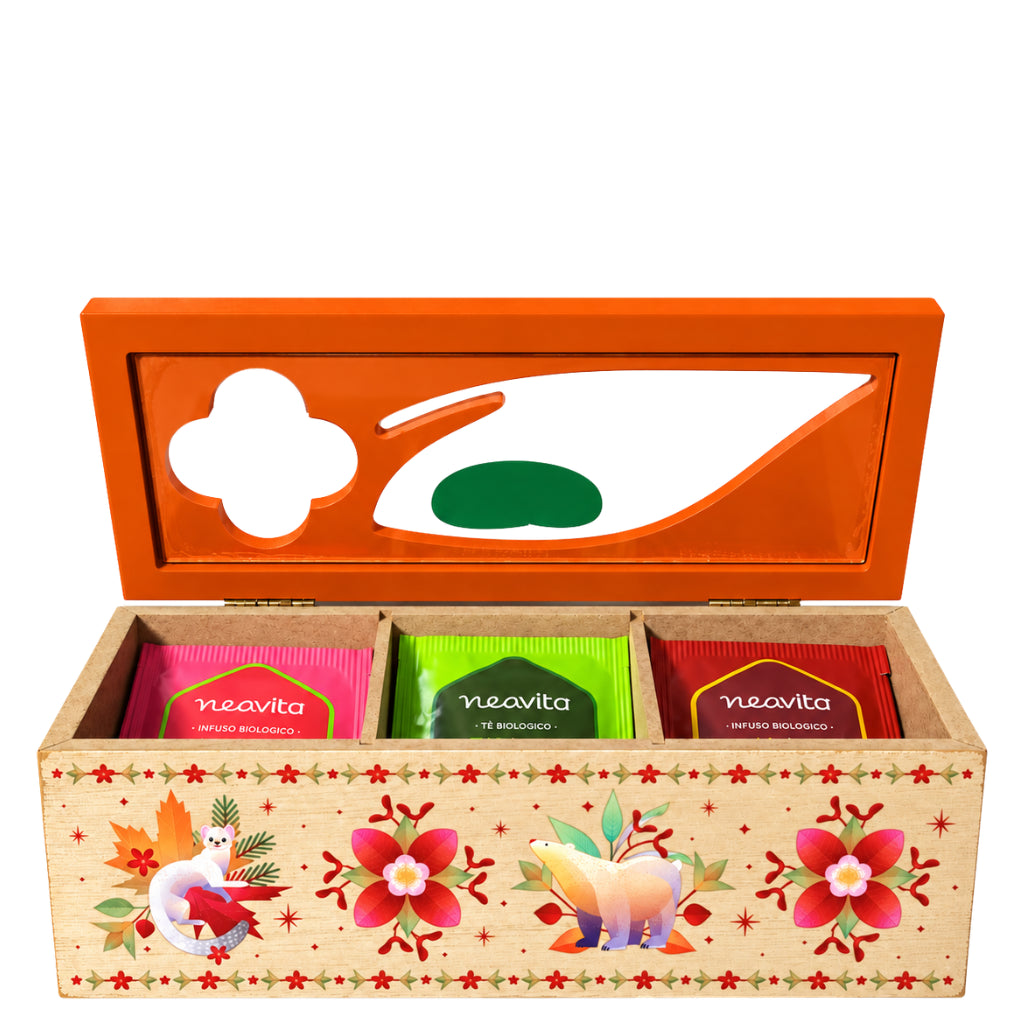 Colección de Tisanas y Tés Ecológicos – Estuche de Madera