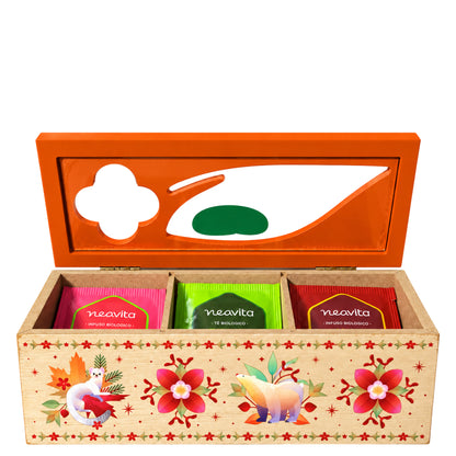 Colección de Tisanas y Tés Ecológicos – Estuche de Madera