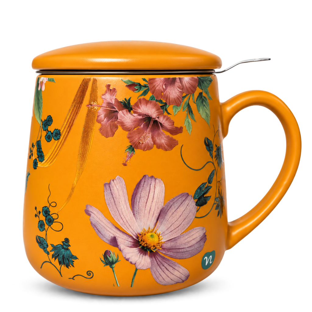 Herbal Infuser - Infusiera con Filtro e Coperchio
